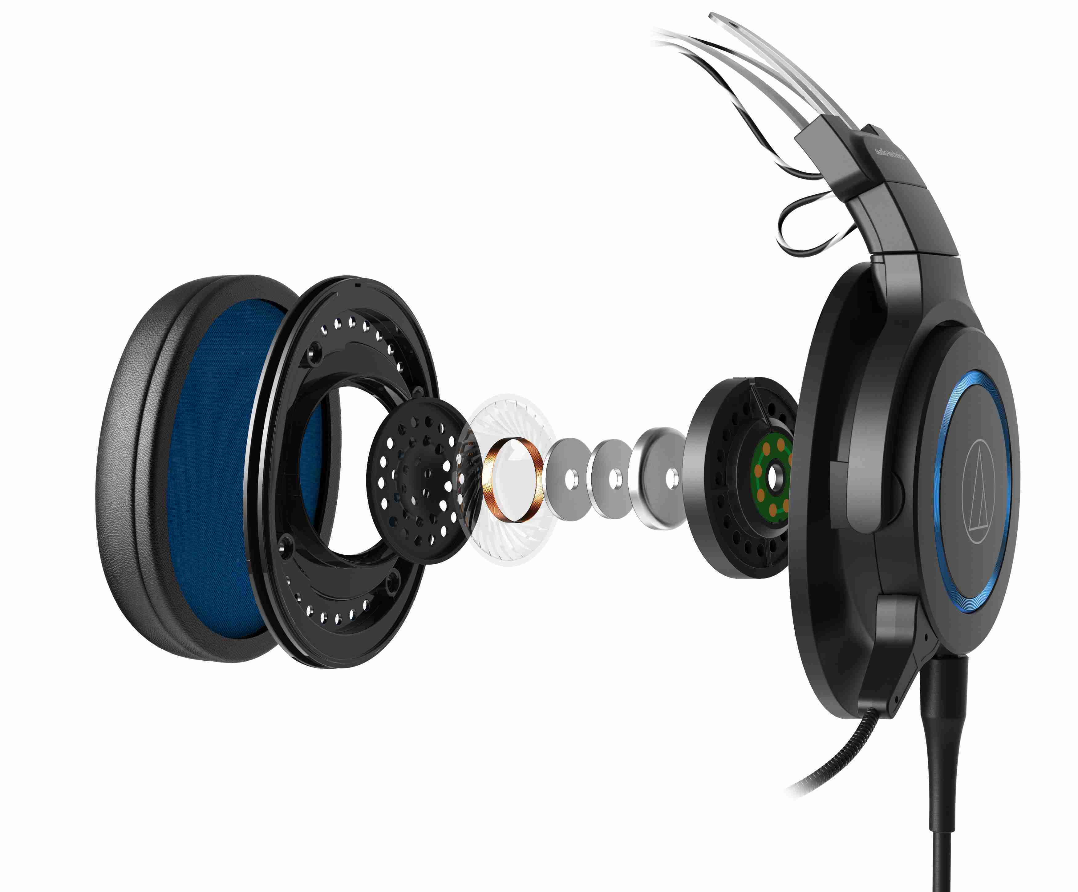 鐵三角 ATH-G1 黑色 專業 電競 耳罩式耳機 可拆式 麥克風 | 金曲音響