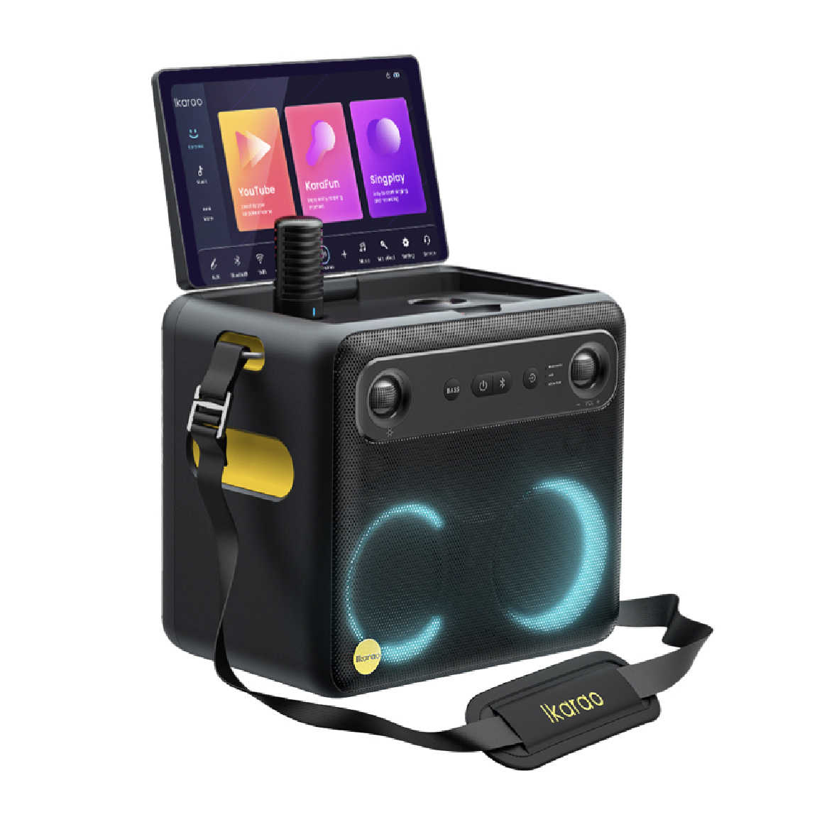 Ikarao 愛克拉【送保貼+登錄送禮券】Break X2 附無線麥克風 行動KTV 一體式 便攜 卡拉OK機|金曲音響