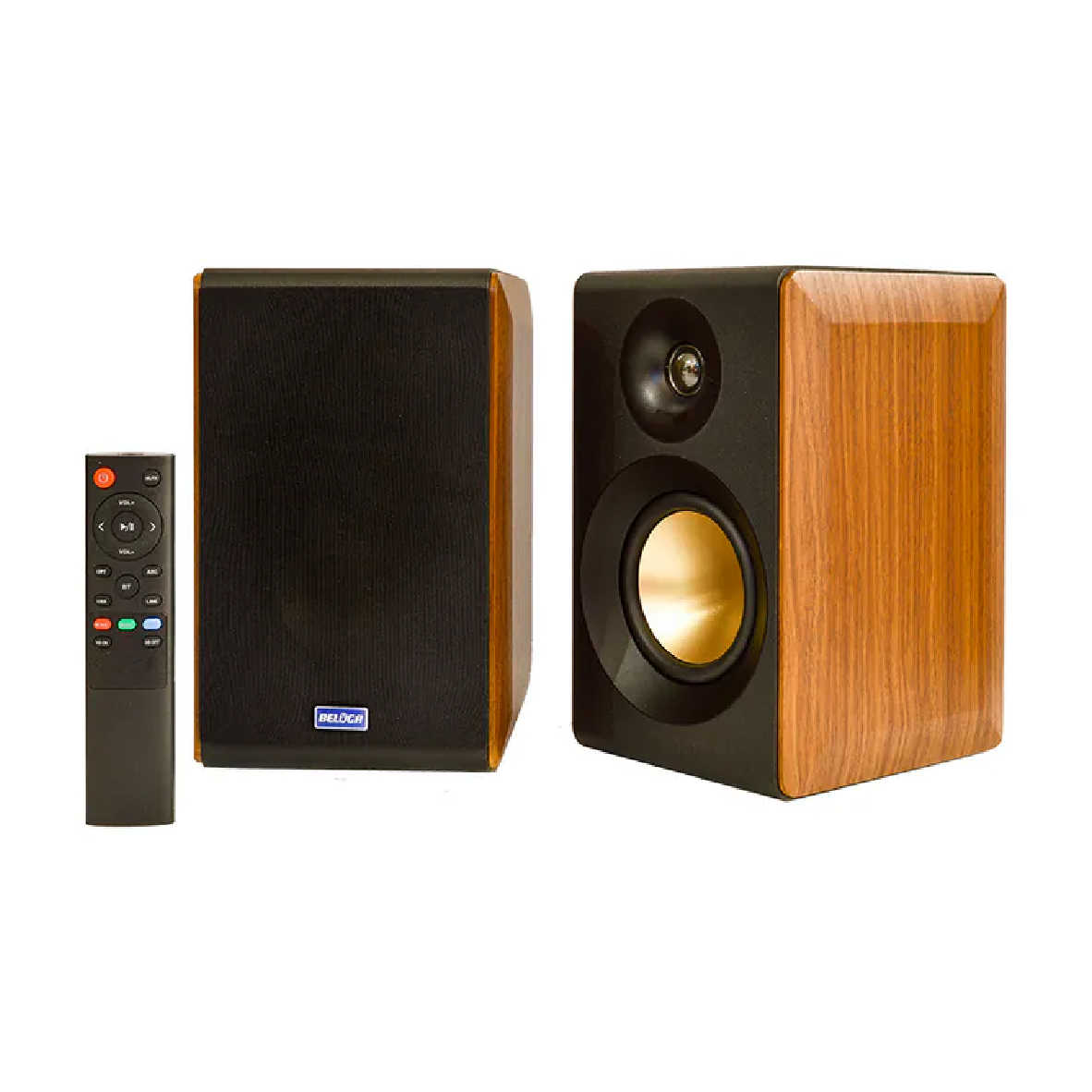 BELUGA 白鯨牌 BK4000 4吋 主動式 多媒體 藍牙 書架喇叭 | 金曲音響