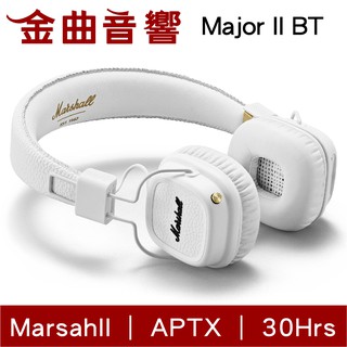 Marshall Major II BT 白 無線藍芽耳罩式耳機 | 金曲音響