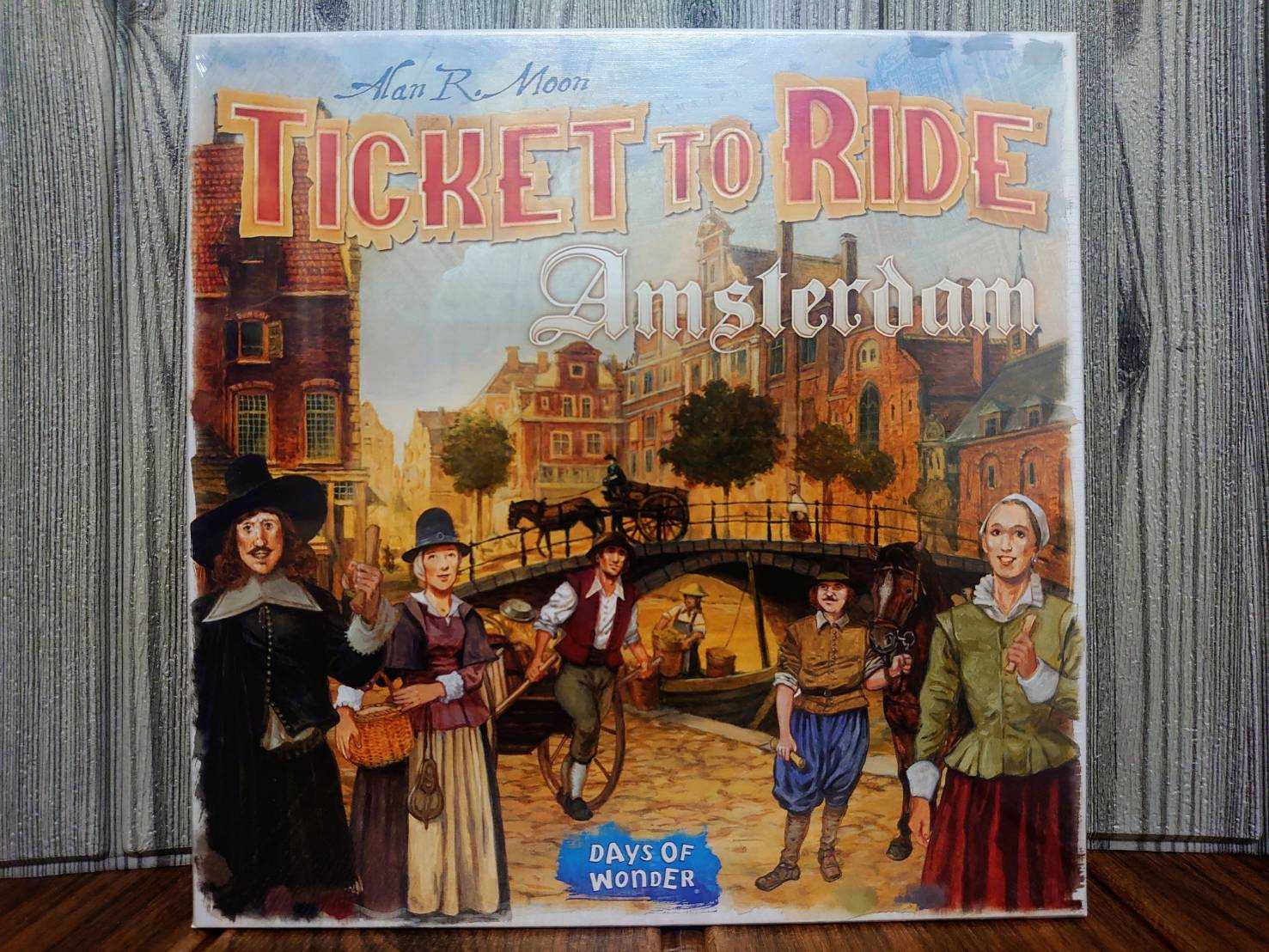 桌遊侍】鐵道任務阿姆斯特丹英文版《免運.再送充足牌套》正版實體店面快速出貨獨立遊戲.鐵道任務.策略桌遊.荷蘭鐵道- 桌遊侍|