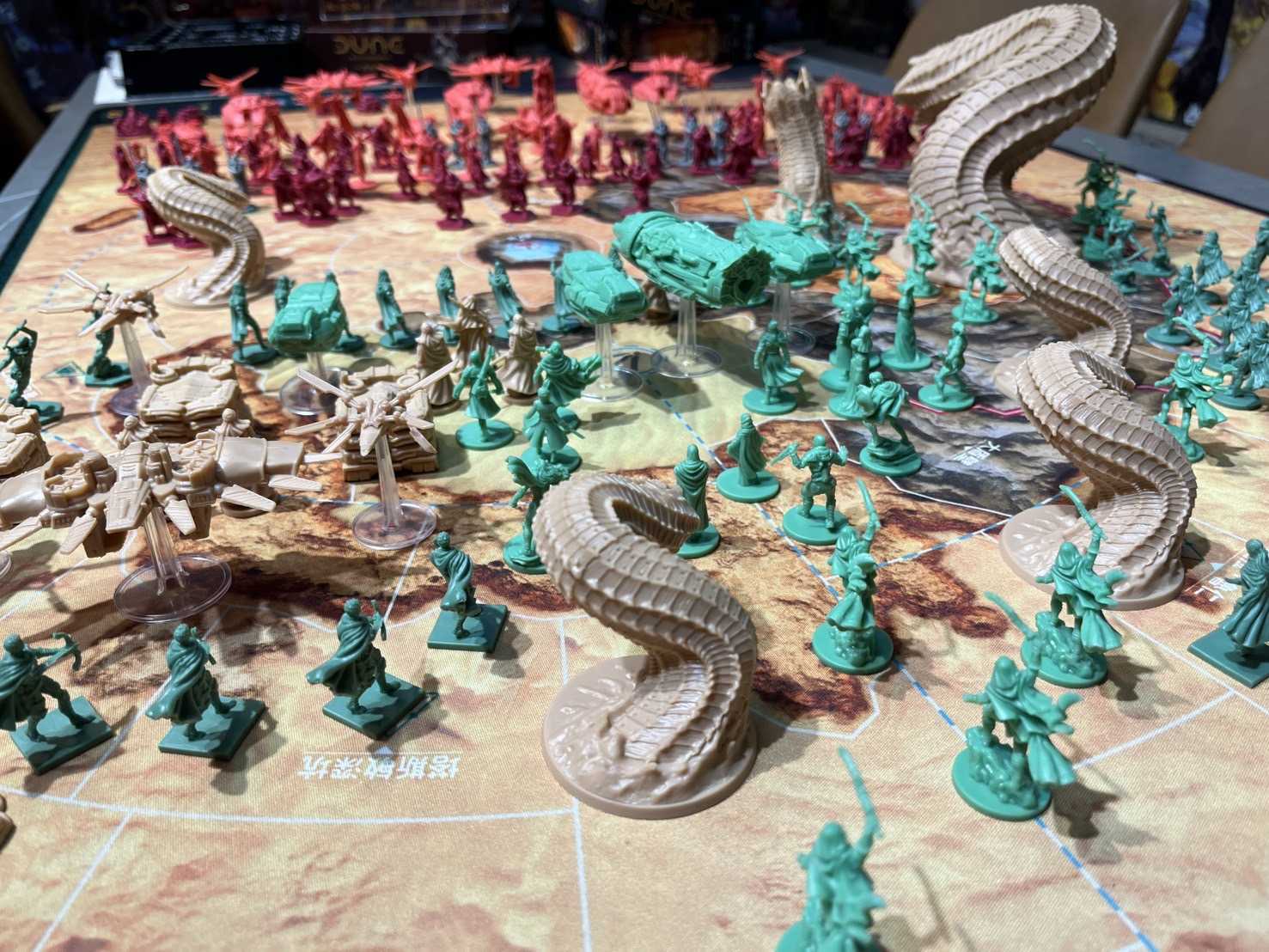 【桌遊侍】沙丘 厄拉科斯之戰 套組《免運.再送充足牌套》實體店面快速出貨 對戰桌遊.非對稱對戰.史詩級.戰役.模型.配件