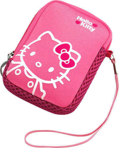 【不正常玩具研究中心】 彈力膠 數碼 防護袋 Hello Kitty 愛心 粉紅 (現貨)