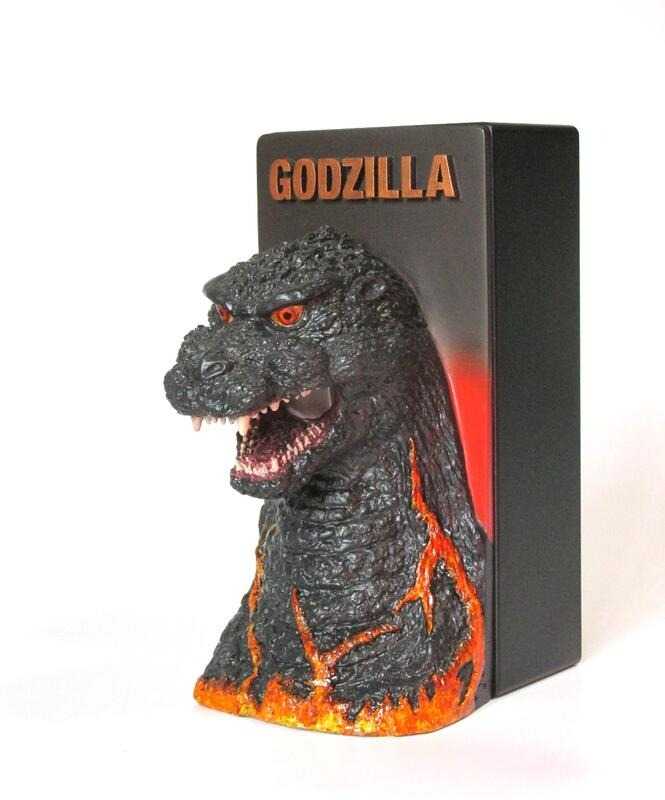玩具研究中心Deagostini 紅蓮哥吉拉 Godzilla頭像 面紙盒 背面面紙盒無加蓋7月預購