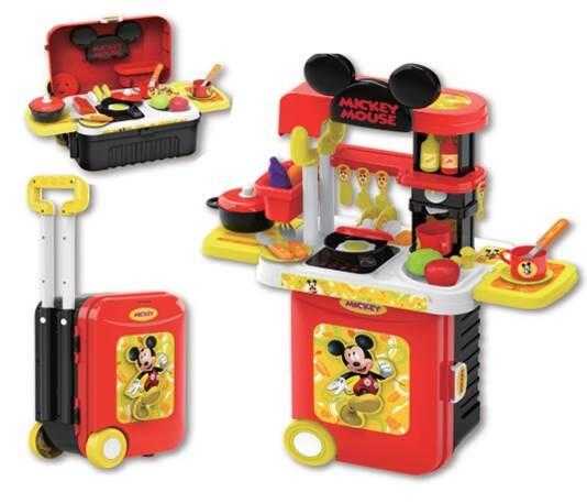 迪士尼 米老鼠 米奇系列 3合1厨具旅行箱 約35公分 現貨代理M