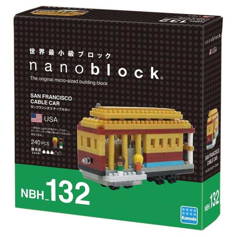 河田積木 nanoblock NBH-132 三藩市有線電車