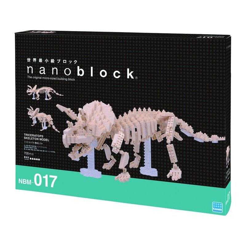 河田積木 nanoblock  NBM-017 三角龍骨架模型