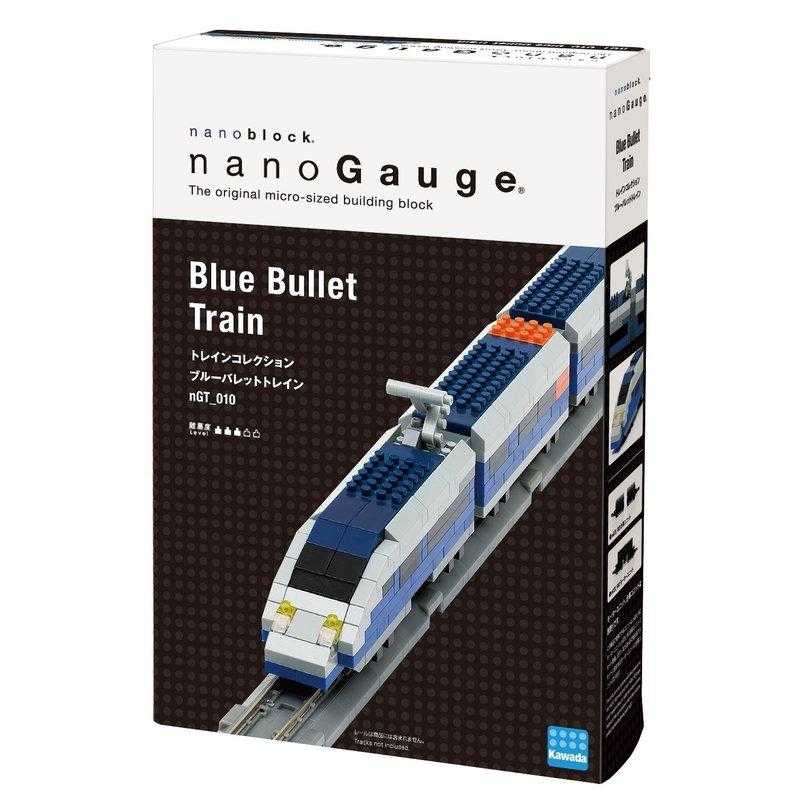 河田積木 nanoblock 積木 nGT_010 nanoGauge 列車收藏 藍色子彈列車
