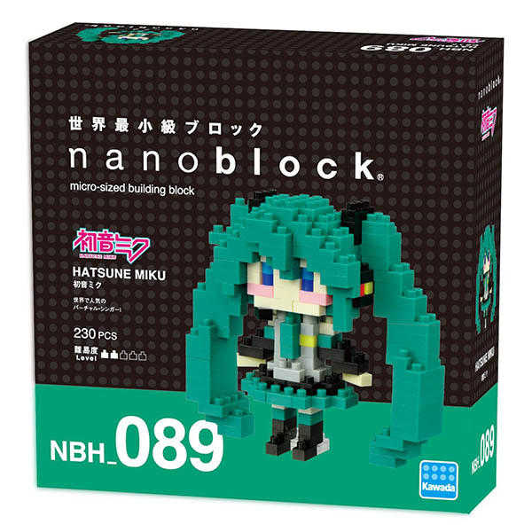 河田積木 kawada nanoblock積木 NBH-089 初音未來