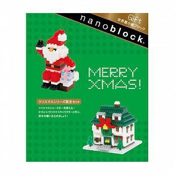 河田積木 nanoblock  nanoblock 耶誕限定-幸福套組B(綠)