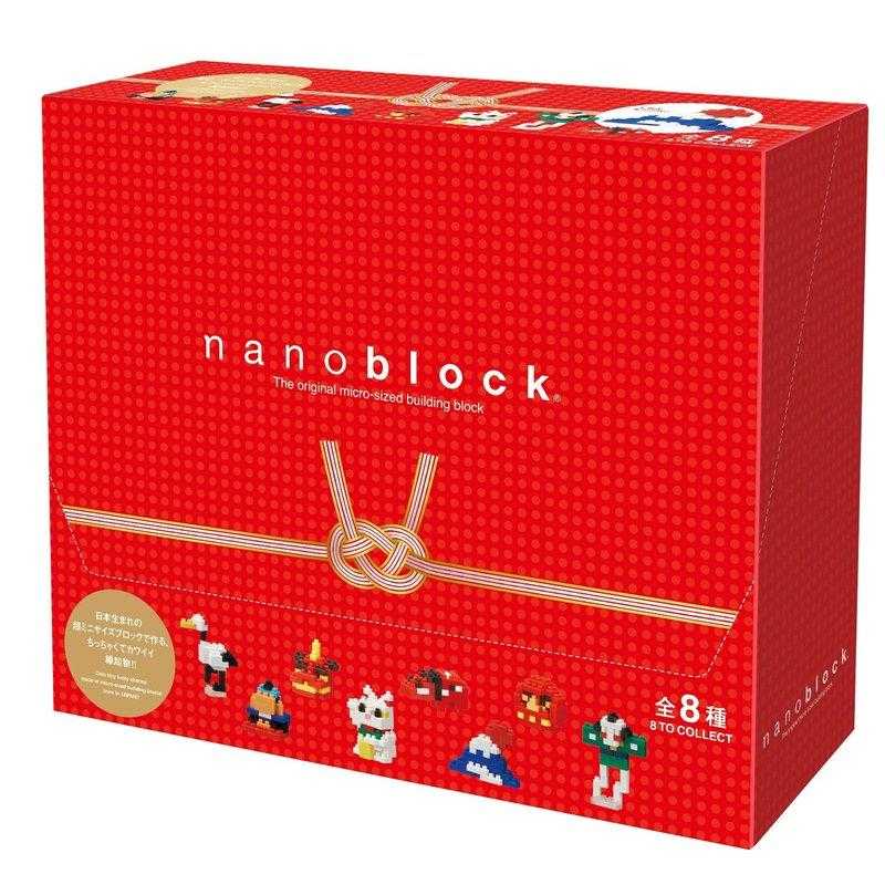河田積木 nanoblock NB-036S 迷你日本緣起物 1中盒8入