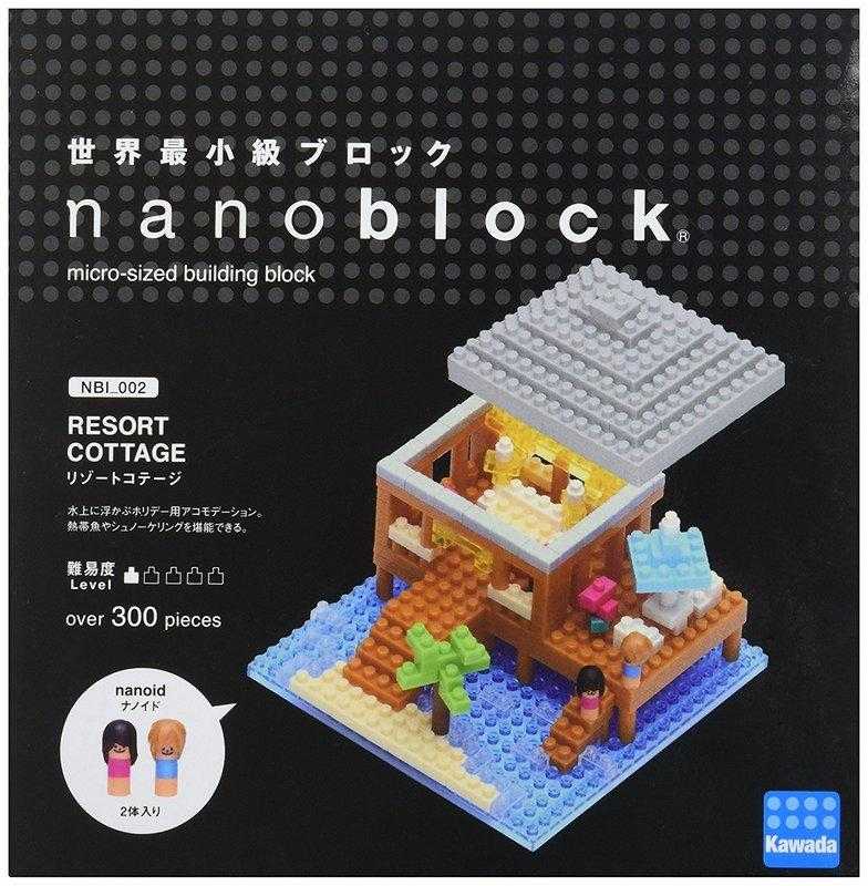 河田積木 kawada nanoblock  NBI-002 度假小屋