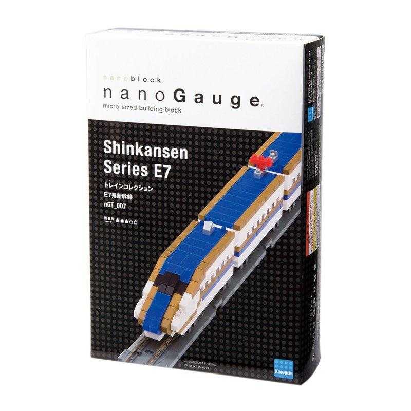 河田積木 nanoblock nGT_007 nanoGauge 列車收藏 E7系新幹線