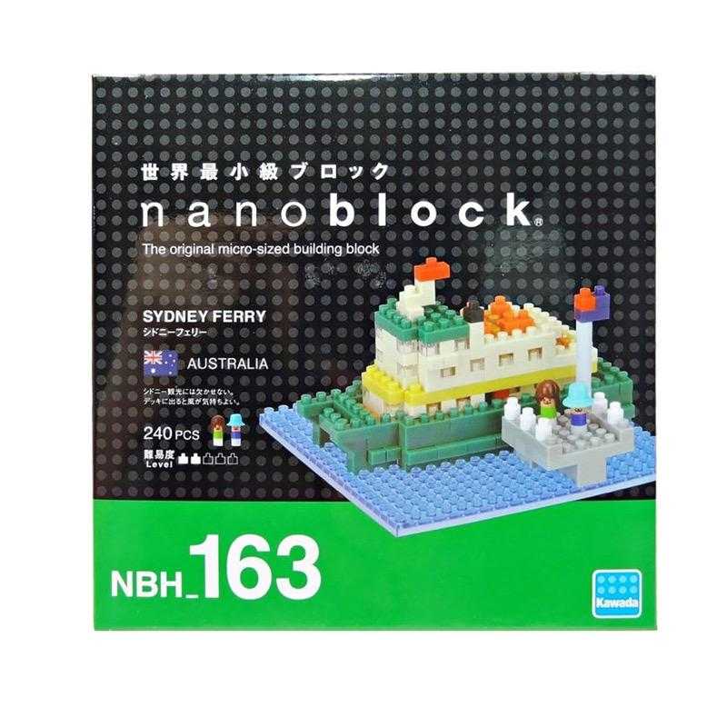 河田積木 nanoblock NBH-163 雪梨渡船