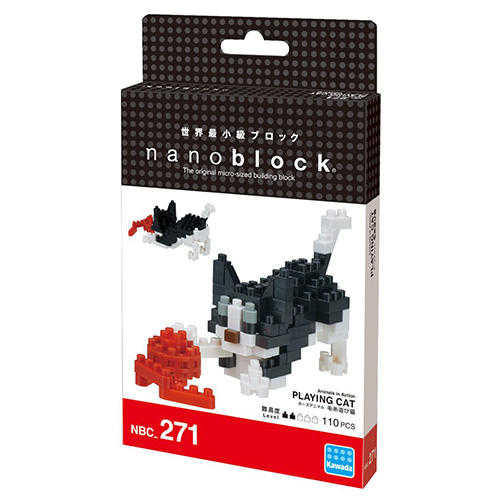 河田積木 nanoblock  NBC-271 毛線貓咪