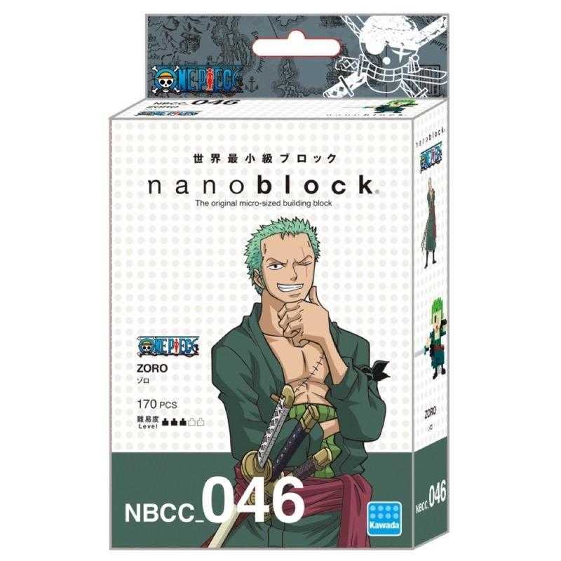 河田積木 kawada nanoblock NBCC-046 one piece 索隆