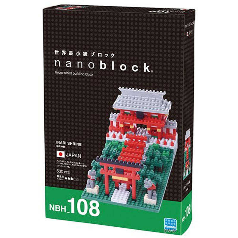 河田積木 nanoblock NBH-108 稻荷神社