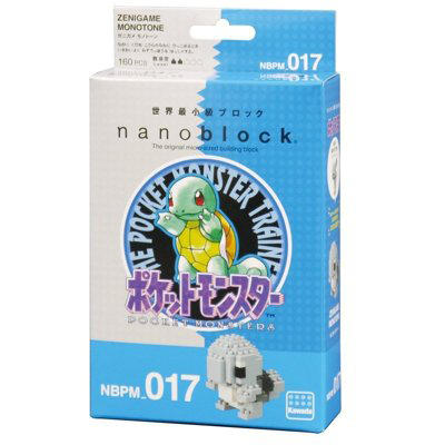 河田積木 kawada nanoblock NBPM-017 傑尼龜 藍版