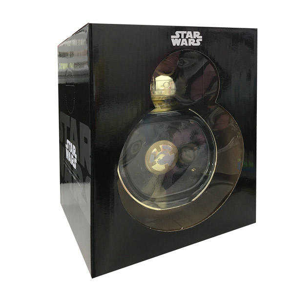 SEGA 星際大戰 Star Wars 景品 BB-8 造型桌上風扇 USB充電(黑金配色)