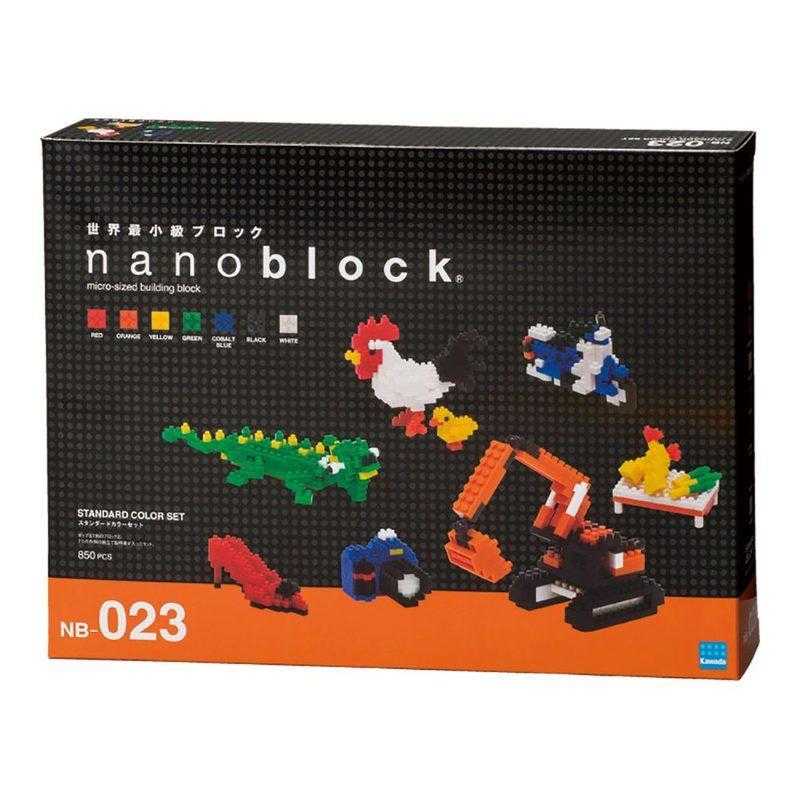現貨代理 河田積木 kawada nanoblock NB-023 彩色基本組