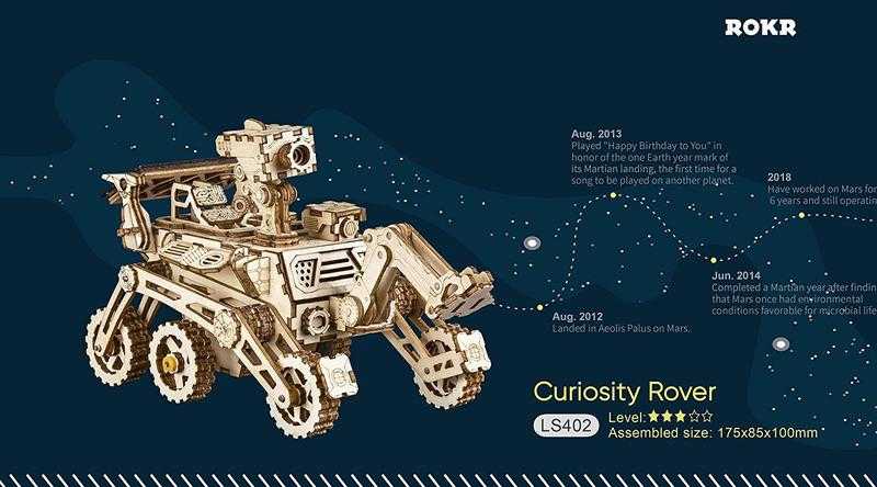 現貨代理 LS402  太陽能車  Curiosity Rover