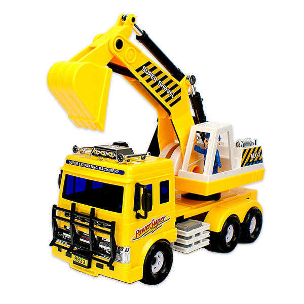 兒童玩具 磨輪動力車 城市工程車 大型挖掘機 9933