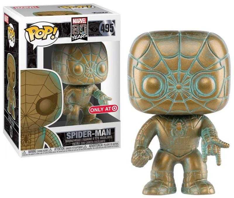 現貨 代理 公司貨 FUNKO POP 漫威80週年  蜘蛛人 銅銹版