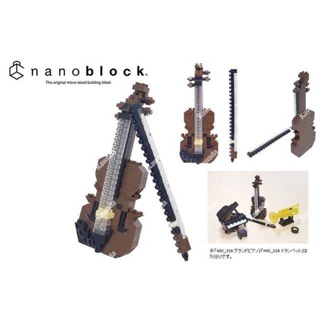 河田積木 nanoblock 積木 NBC_337 小提琴 現貨代理