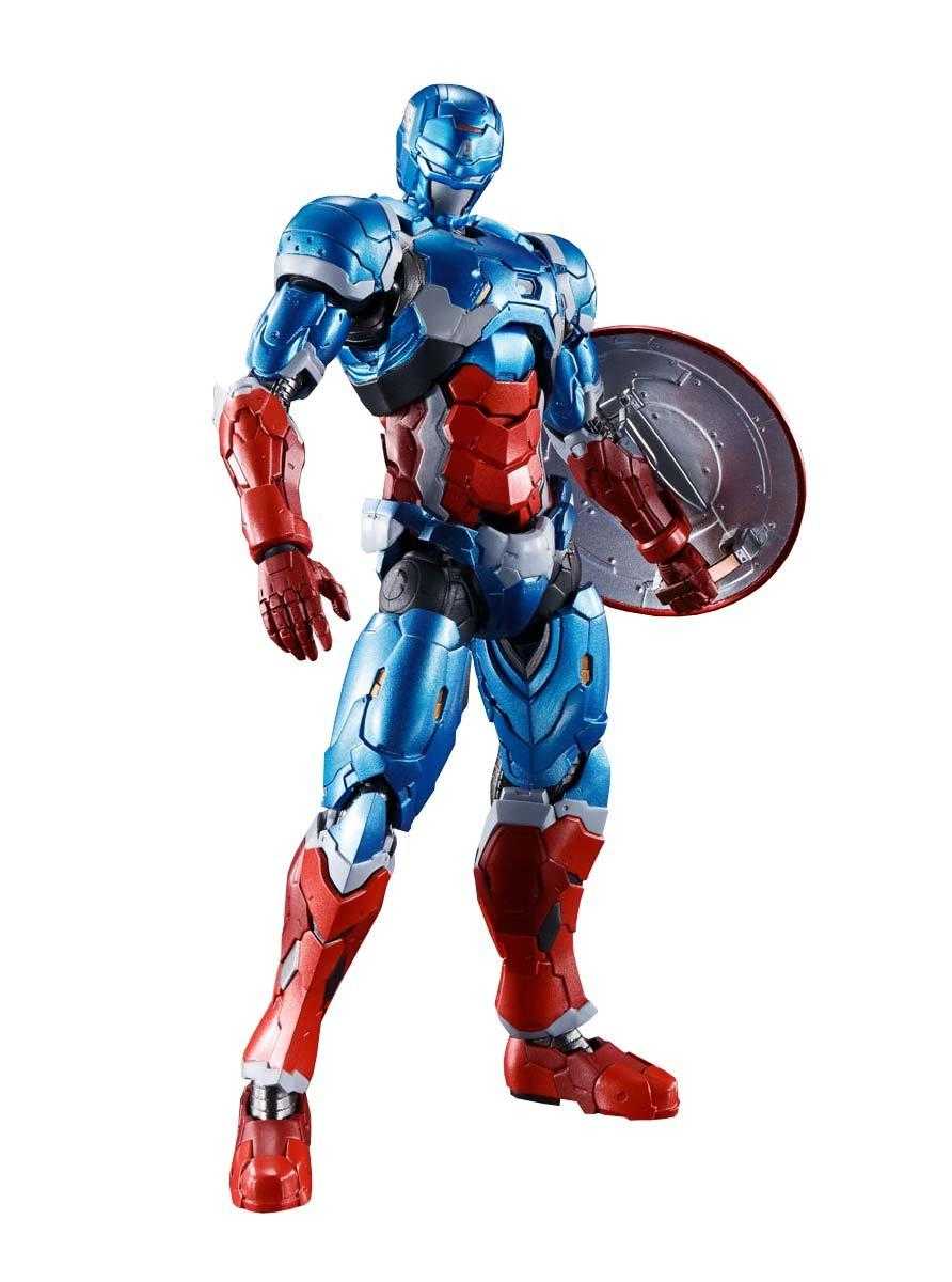 萬代 SHF TECH-ON AVENGERS 漫威 美國隊長 可動公仔 現貨代理