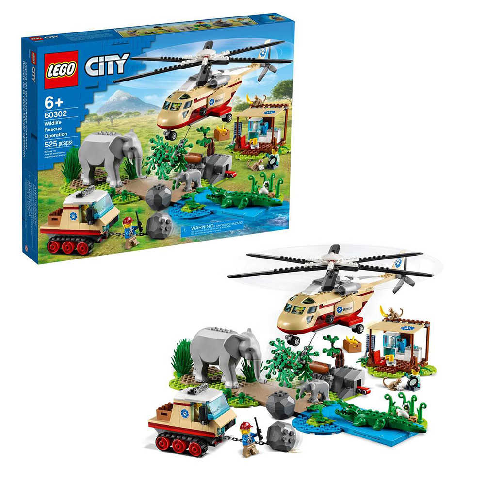 樂高 LEGO 積木 城市系列 野生動物救援行動 60302 現貨代理