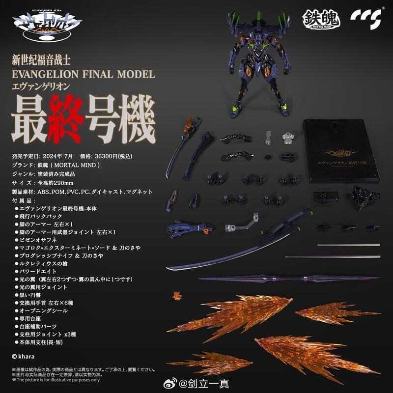 玩具研究中心  CCSTOYS EVA 福音戰士 最終號機 可動 完成品 6月預購（限用超取付款）