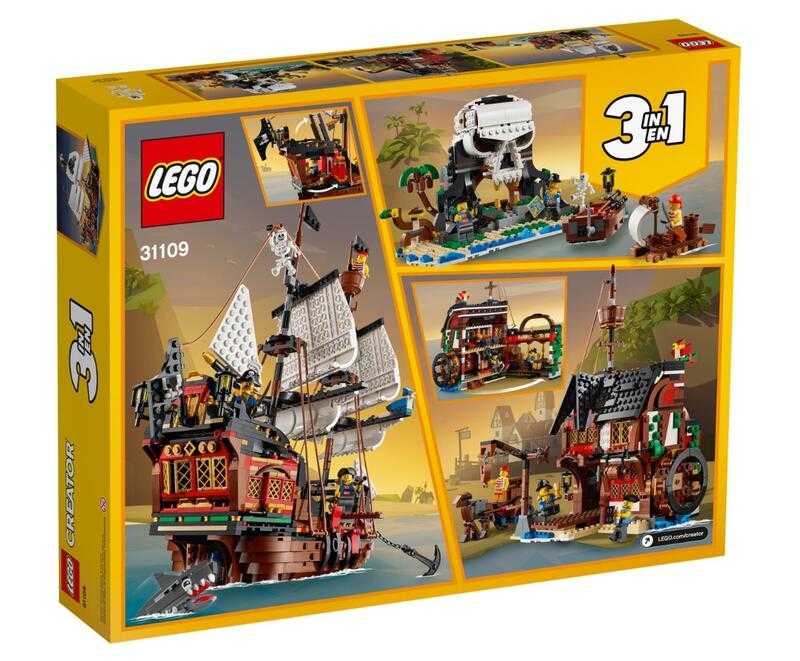 樂高 LEGO 積木 CREATOR 3合1 創意系列 海盜船 31109 現貨代理