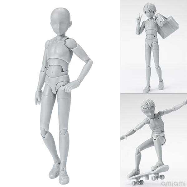 玩具研究中心 萬代 SHF 男性素體 School Life Edition DX SET 灰色 代理現貨