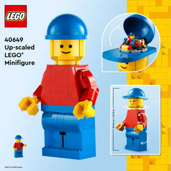 樂高 LEGO 積木 放大版樂高人偶 約27公分 40649現貨