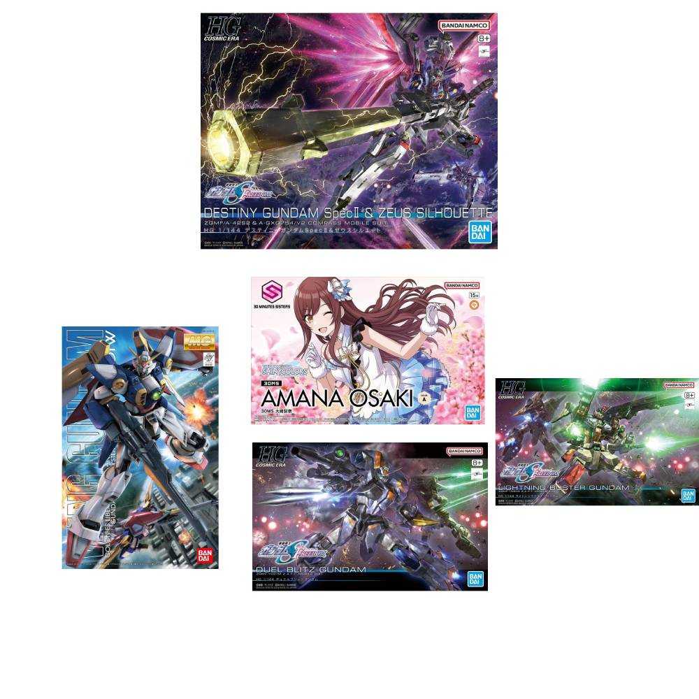 玩具研究中心五套優惠組 HGCE #258 1/144 命運鋼彈SpecⅡ+宙斯神王型外掛裝備 5067428