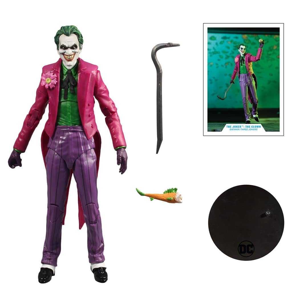 麥法蘭 7吋 DC MULTIVERSE 蝙蝠俠 三個小丑 - 小丑(The Clown) 可動公仔 12月預購代理