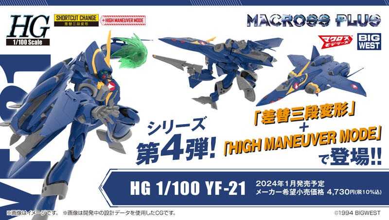 玩具研究中心 萬代 HG 1/100 超時空要塞 Plus YF-21 組裝模型 5066280現貨（限超取付款）