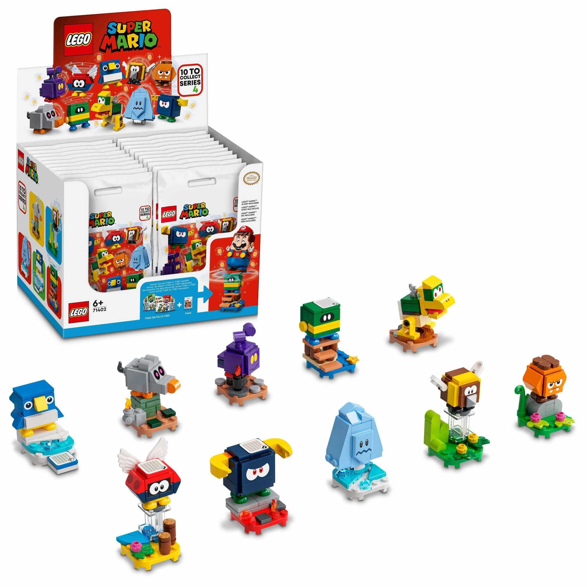 樂高 LEGO 積木 瑪利歐系列 角色組合包 第4代 一箱18包 71402 公司現貨