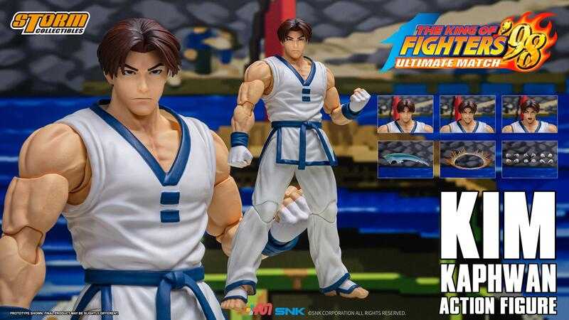 玩具研究中心 STORM TOYS 格鬥天王 拳皇 KOF98 金卡法 金甲煥 金家藩 4月預購