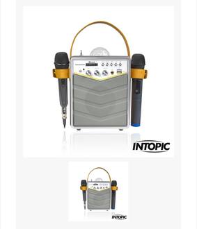 INTOPIC 無線K歌木質藍牙喇叭 SP-HM-BT188