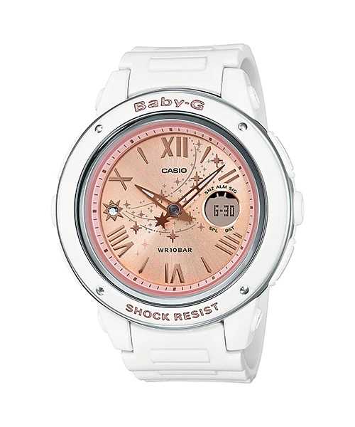 CASIO 卡西歐 Baby-G 施華洛世奇水晶 流星錶BGA-150ST-7ADR 原廠公司貨 女錶 防水錶 運動錶