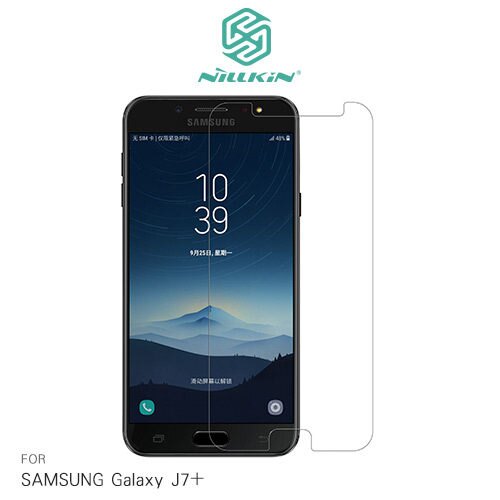 Samsung Galaxy J7+ / J7 Plus NILLKIN 超清防指紋保護貼 (含鏡頭貼套裝版) 保護貼