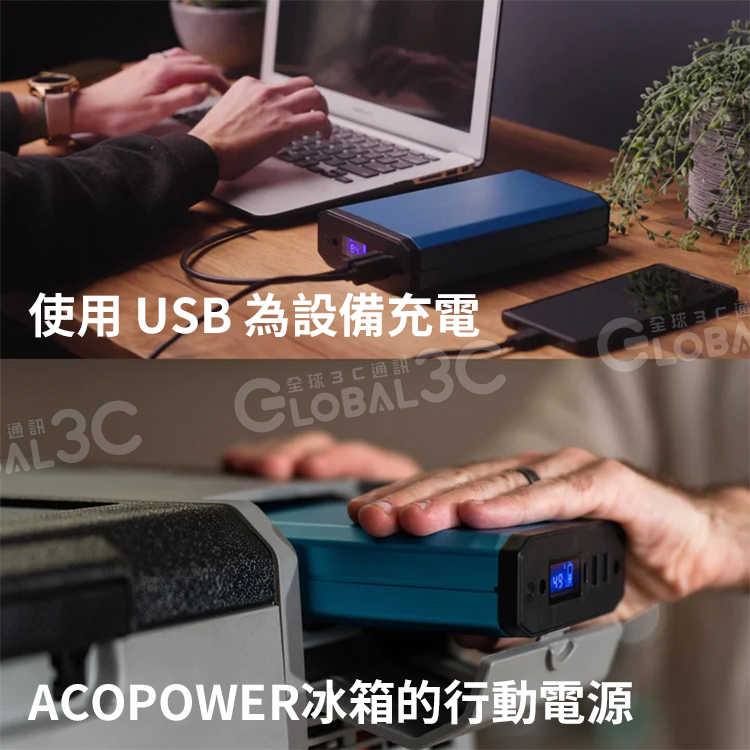 美國 ACOPower 冰箱專用電源 193Wh 電源 52000mAh DC/USB/TYPE-C/QC3.0