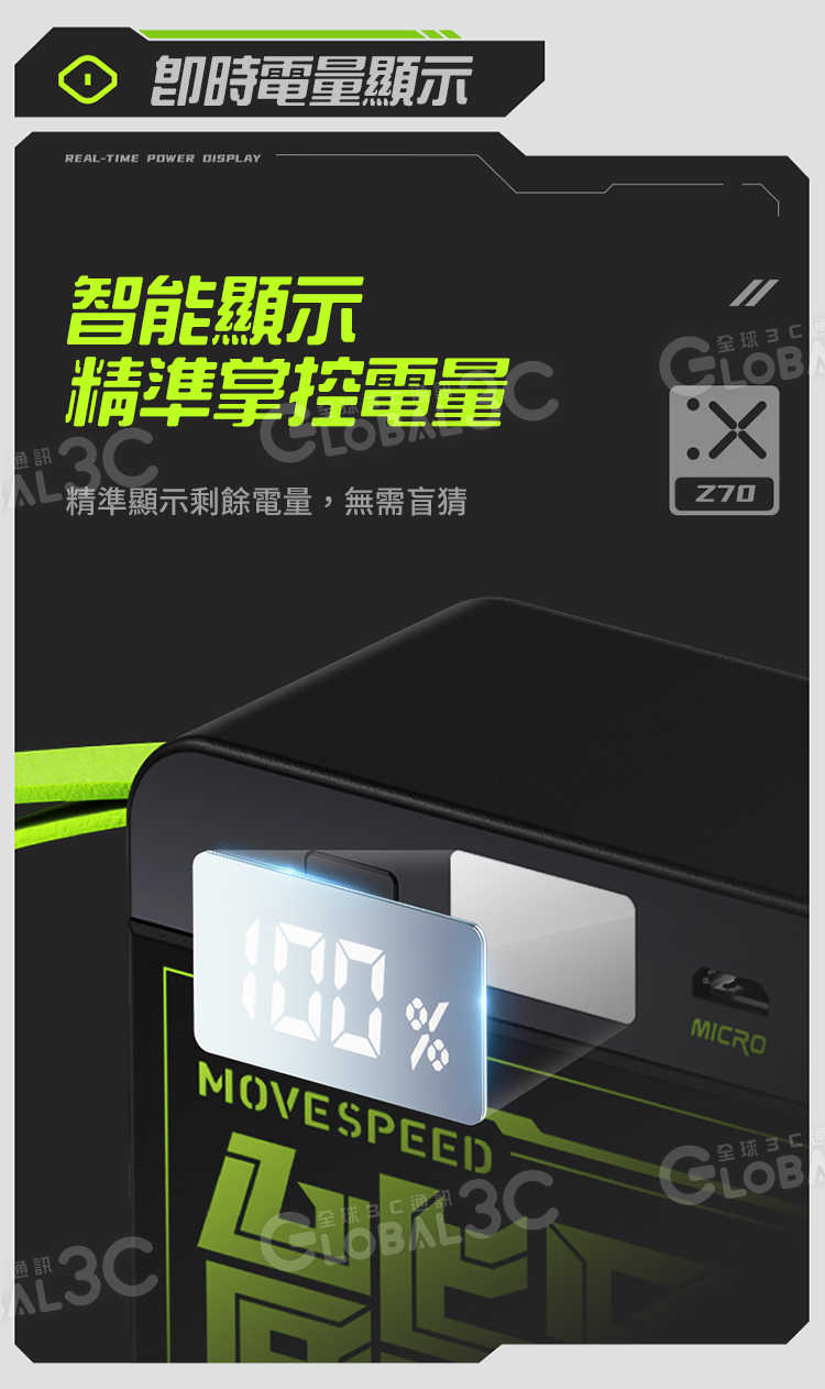 70000mAh 能量魔方 大容量行動電源 22.5W 可充4台裝置 大容量 PD20W SCP FCP QC快充