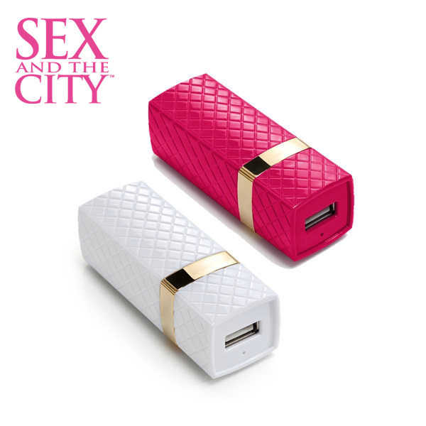 【愛瘋潮】Sex and the City 慾望城市 HBO官方授權 2.1A 精品口紅造型車充 聖