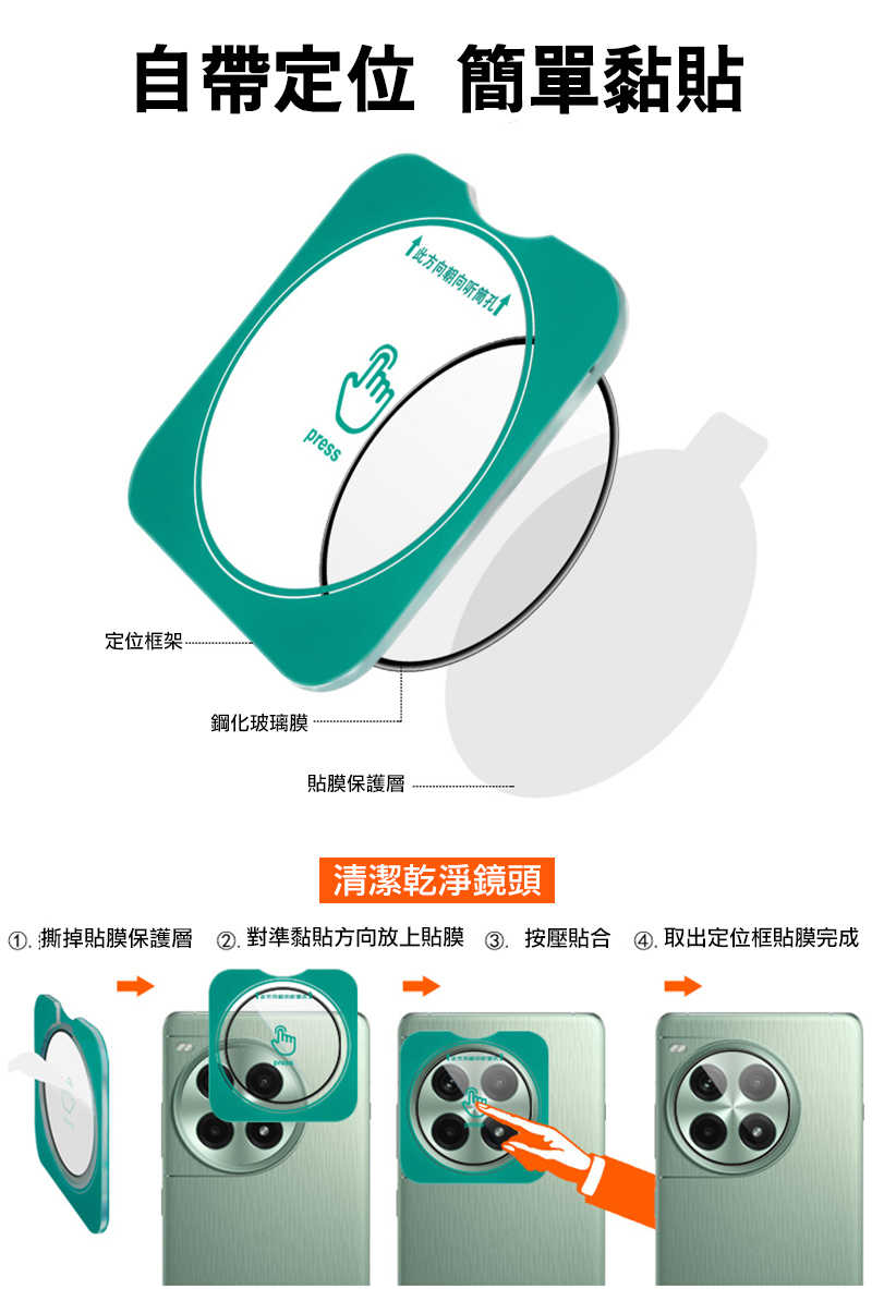 鏡頭貼 Imak 艾美克 OPPO Find X8 5G 鏡頭玻璃貼(自帶定位版) 奈米吸附 鏡頭貼 鏡頭保護貼 鏡頭膜