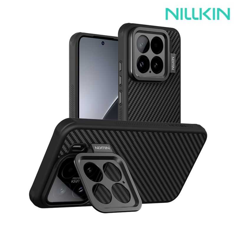 NILLKIN Xiaomi 小米 15 5G 纖極碳纖維紋磁吸殼(精孔版) 保護殼 保護套 手機殼 雙料殼 鏡頭加高保