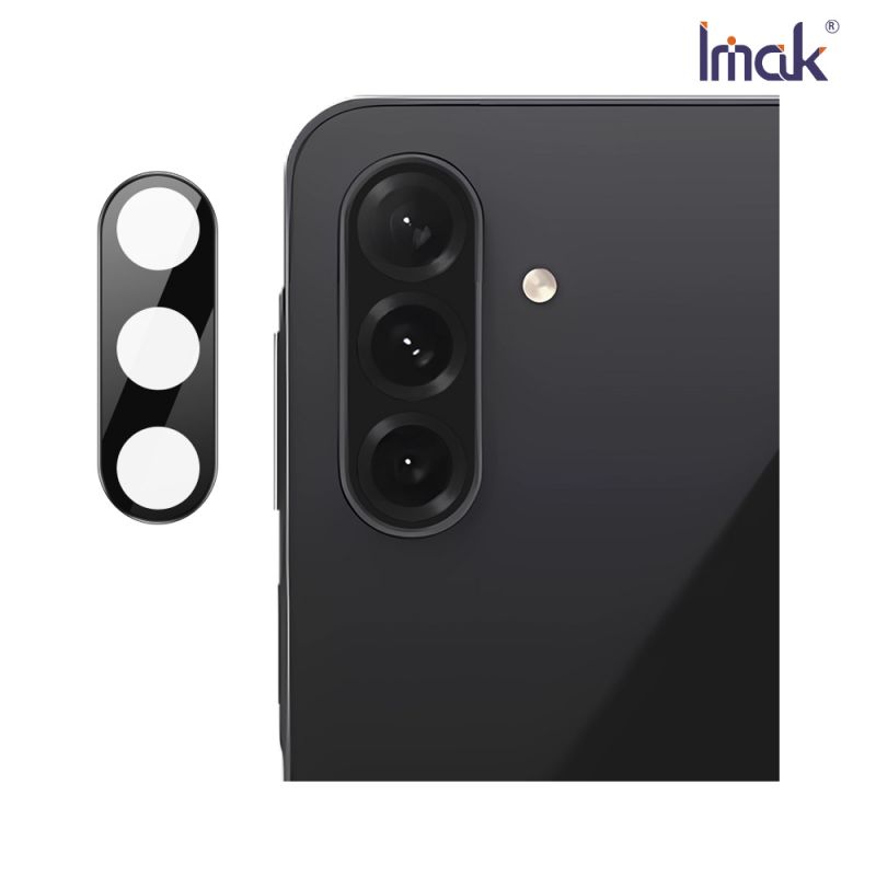 鏡頭貼  Imak 艾美克 SAMSUNG 三星 Galaxy A26 5G 鏡頭玻璃貼(一體式)(曜黑版) 奈米吸附