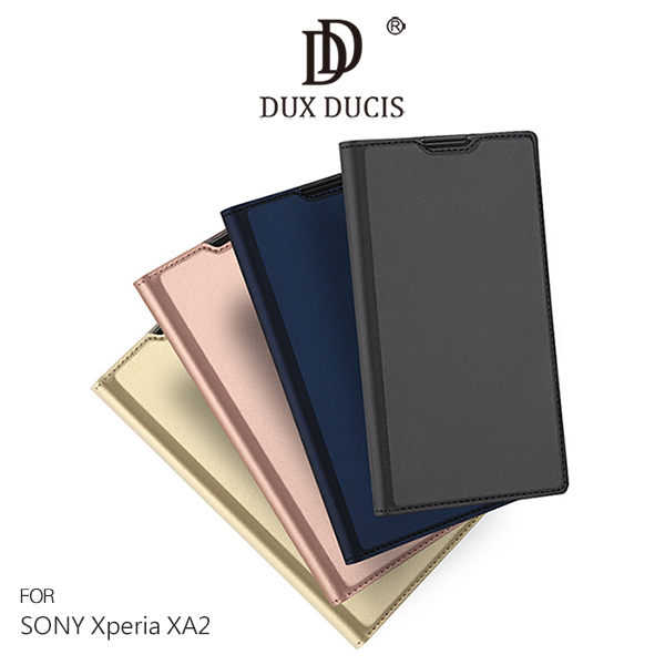 【愛瘋潮】DUX DUCIS Sony Xperia XA2 SKIN Pro 皮套 插卡 可立 支