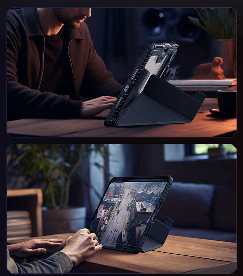 平板保護殼 NILLKIN Xiaomi 小米 Pad 7 / 小米 Pad 7 Pro 悍甲 Pro 皮套(多角度摺疊